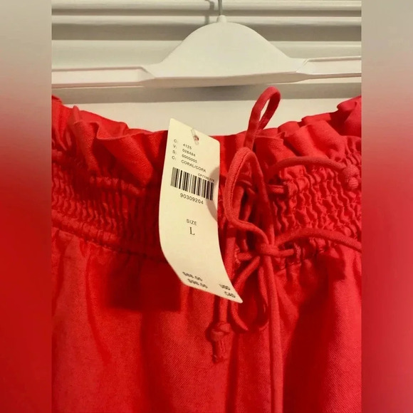 NWT By Anthropologie Linen Double Waistband Shorts - Picture 5 of 7